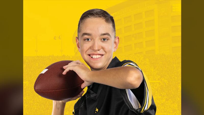 The University of Iowa Stead Family Children’s Hospital said Kid Captain Gavin Miller will be...