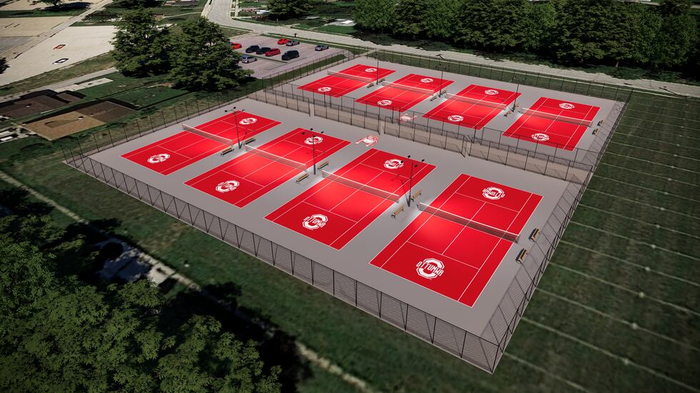 Computer Images of New Sport-Plex and Tennis Courts